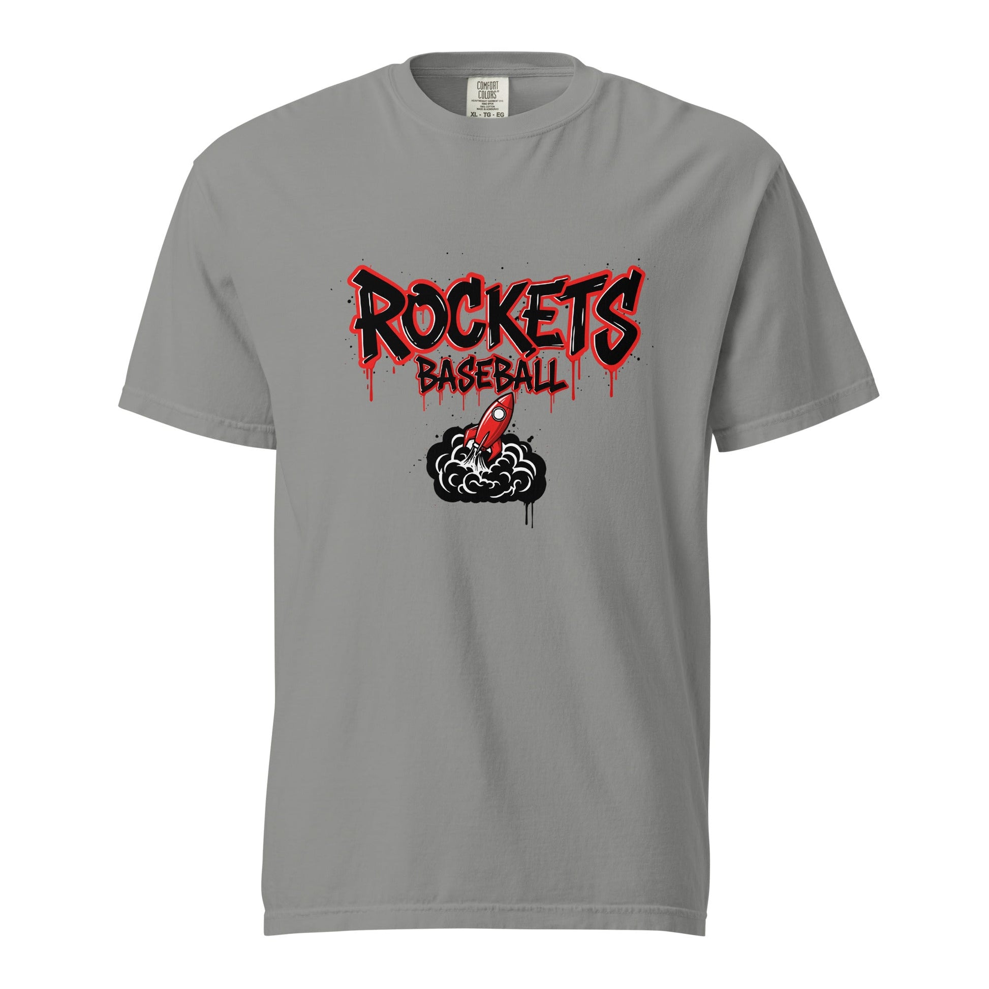 Signature | Comfort Colors T-Shirt | Rockets Baseball | Alt Logo 2