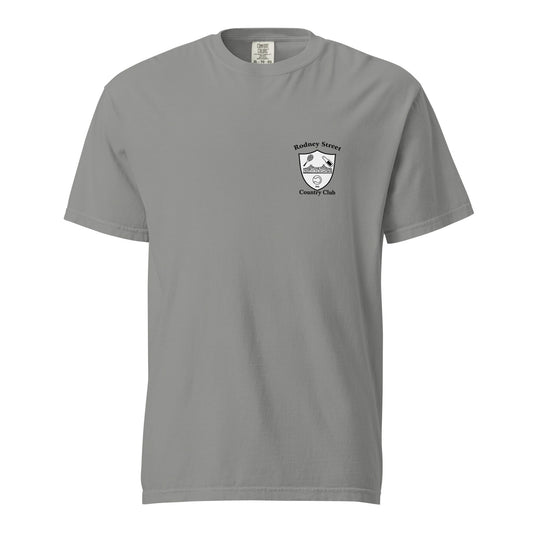 Signature | Comfort Colors T-Shirt | Rodney Street CC Tennis | Alt Crest Logo