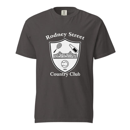 Signature | Comfort Colors T-Shirt | Rodney Street CC Tennis | Crest Logo