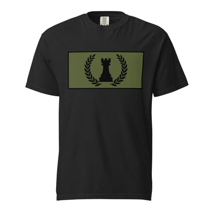 Signature | Comfort Colors T-Shirt | Rook Defense Solutions | Apex Castle Logo