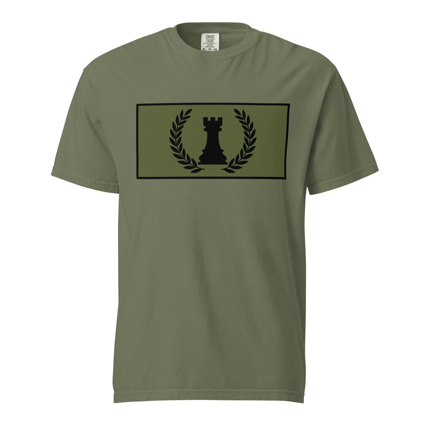 Signature | Comfort Colors T-Shirt | Rook Defense Solutions | Apex Castle Logo