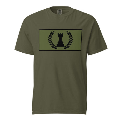 Signature | Comfort Colors T-Shirt | Rook Defense Solutions | Apex Castle Logo