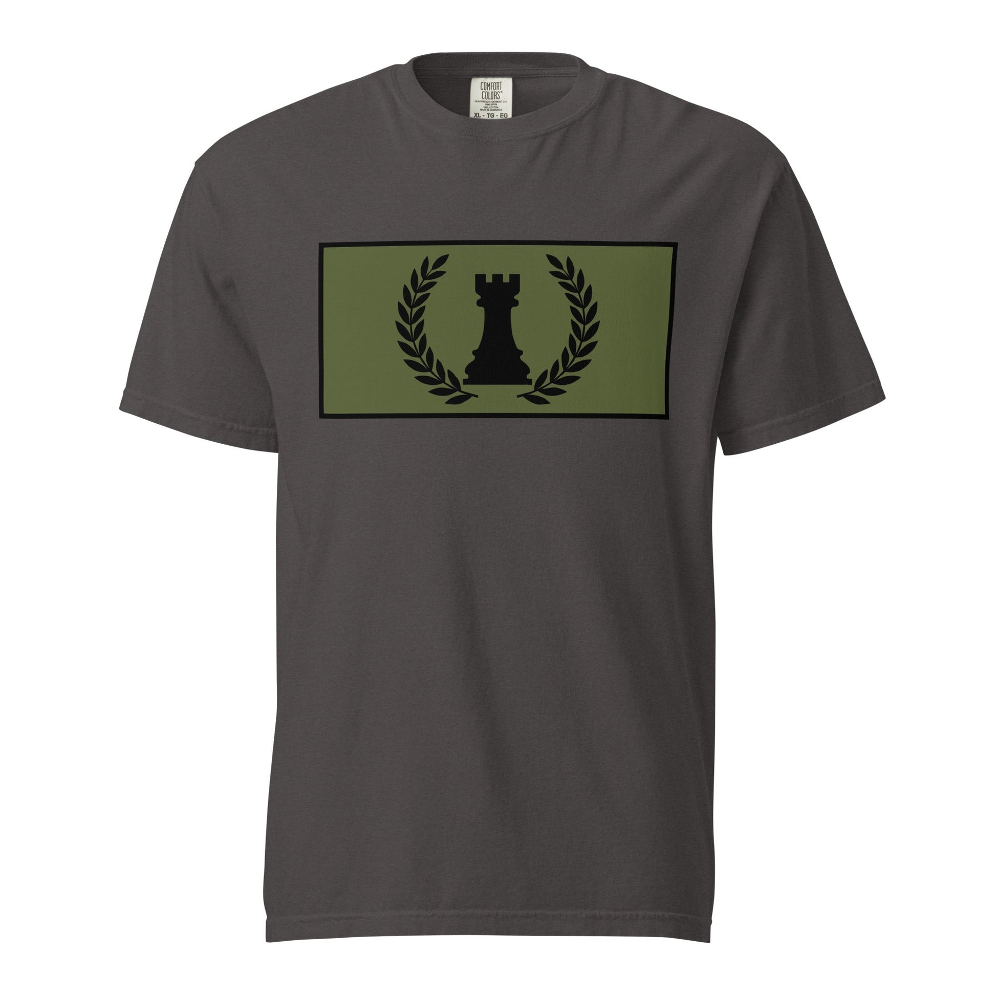 Signature | Comfort Colors T-Shirt | Rook Defense Solutions | Apex Castle Logo