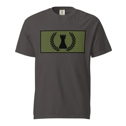 Signature | Comfort Colors T-Shirt | Rook Defense Solutions | Apex Castle Logo