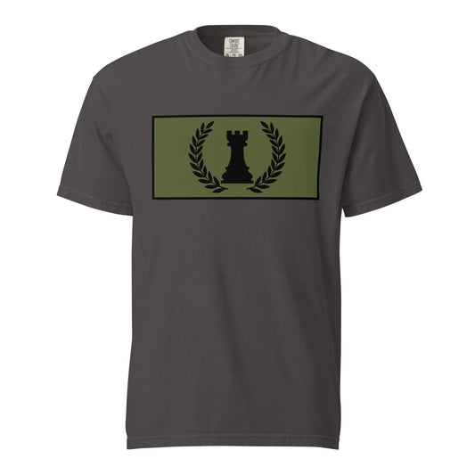 Signature | Comfort Colors T-Shirt | Rook Defense Solutions | Apex Castle Logo