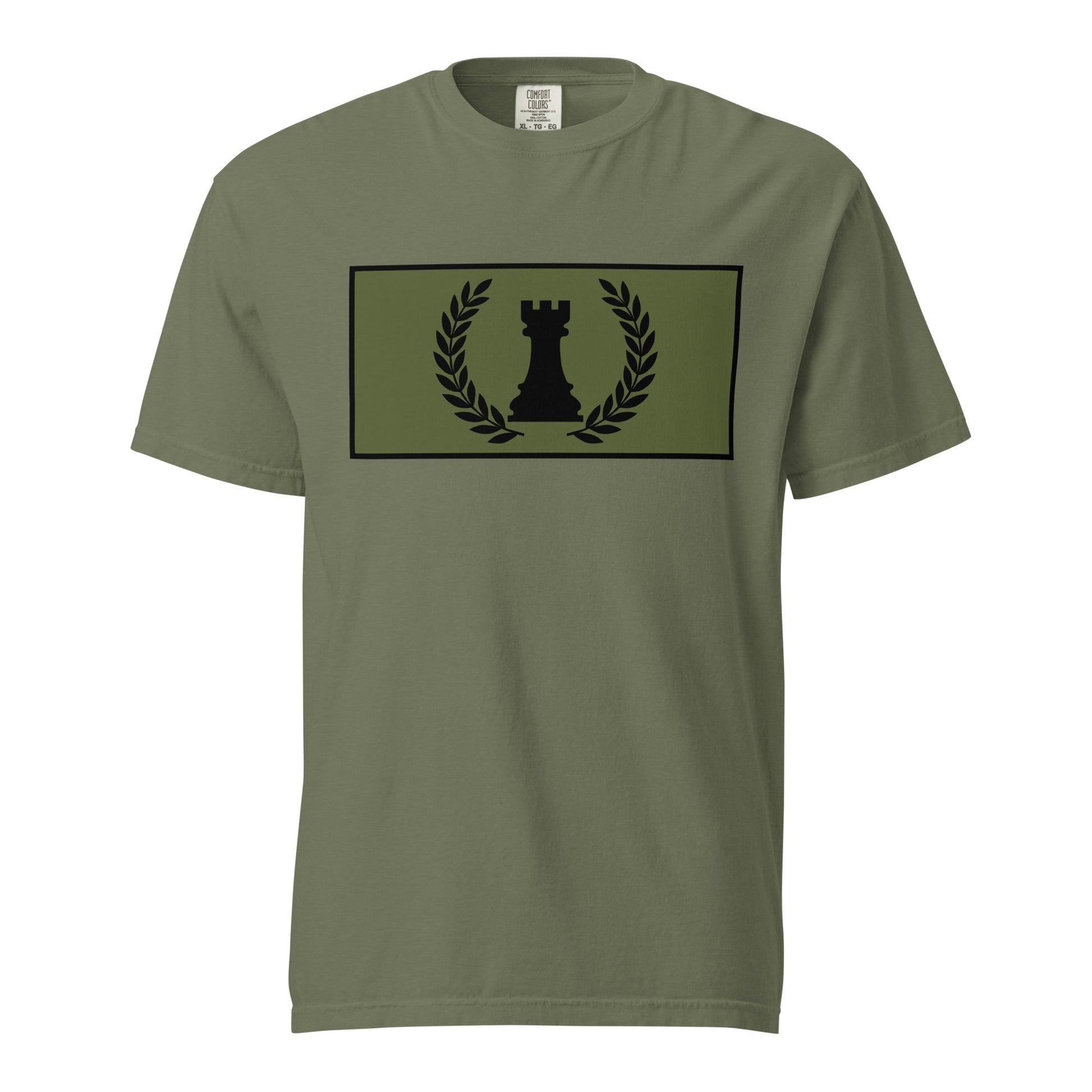 Signature | Comfort Colors T-Shirt | Rook Defense Solutions | Apex Castle Logo