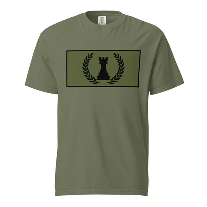 Signature | Comfort Colors T-Shirt | Rook Defense Solutions | Apex Castle Logo