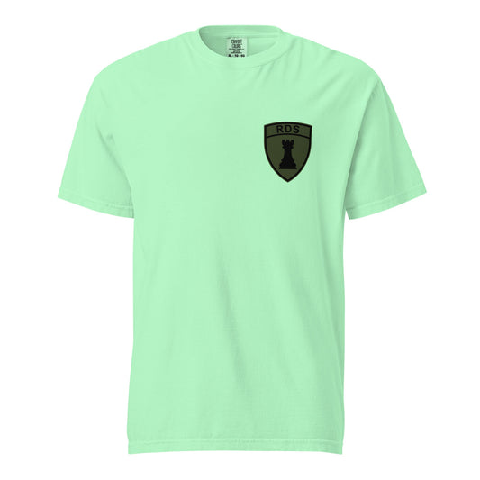 Signature | Comfort Colors T-Shirt | Rook Defense Solutions | Crest Logo