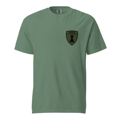 Signature | Comfort Colors T-Shirt | Rook Defense Solutions | Crest Logo