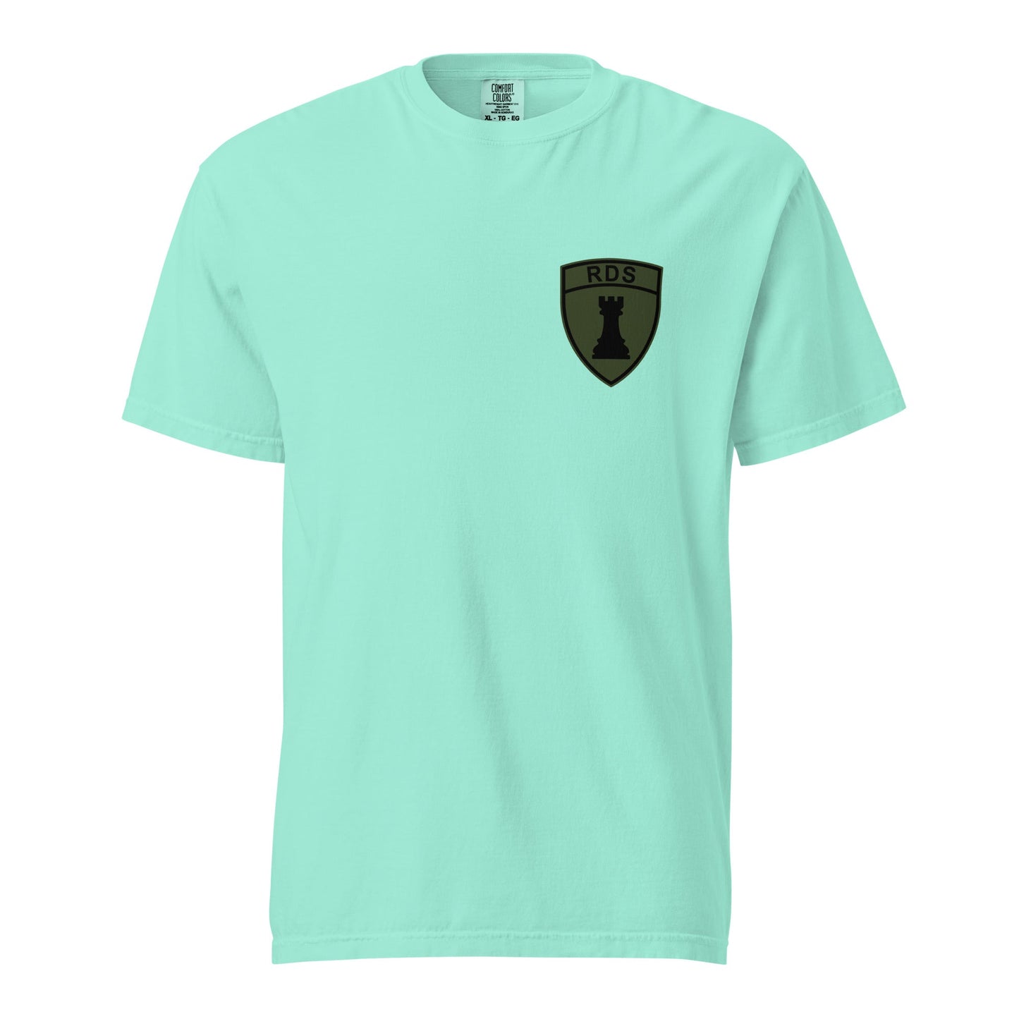 Signature | Comfort Colors T-Shirt | Rook Defense Solutions | Crest Logo