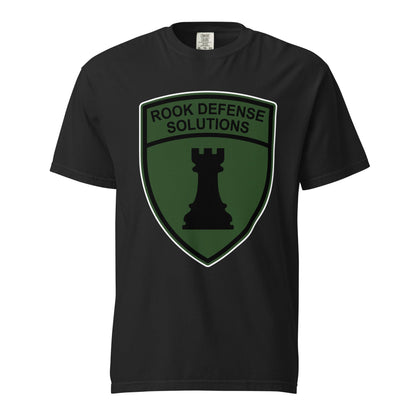 Signature | Comfort Colors T-Shirt | Rook Defense Solutions | Emblem Logo