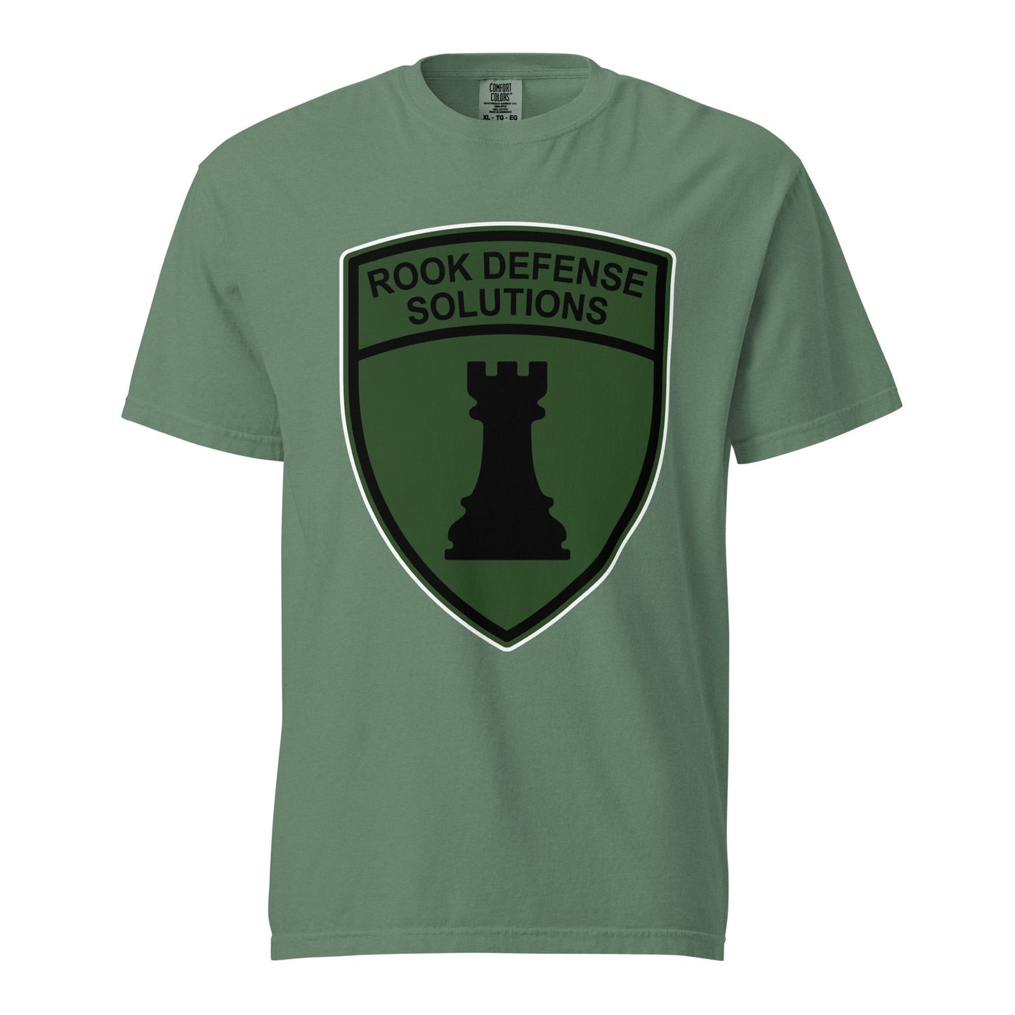 Signature | Comfort Colors T-Shirt | Rook Defense Solutions | Emblem Logo
