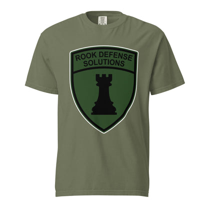 Signature | Comfort Colors T-Shirt | Rook Defense Solutions | Emblem Logo