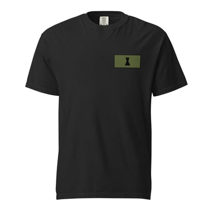 Signature | Comfort Colors T-Shirt | Rook Defense Solutions | Vanguard Logo