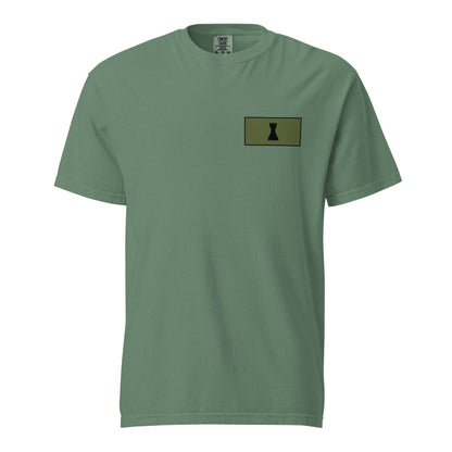 Signature | Comfort Colors T-Shirt | Rook Defense Solutions | Vanguard Logo