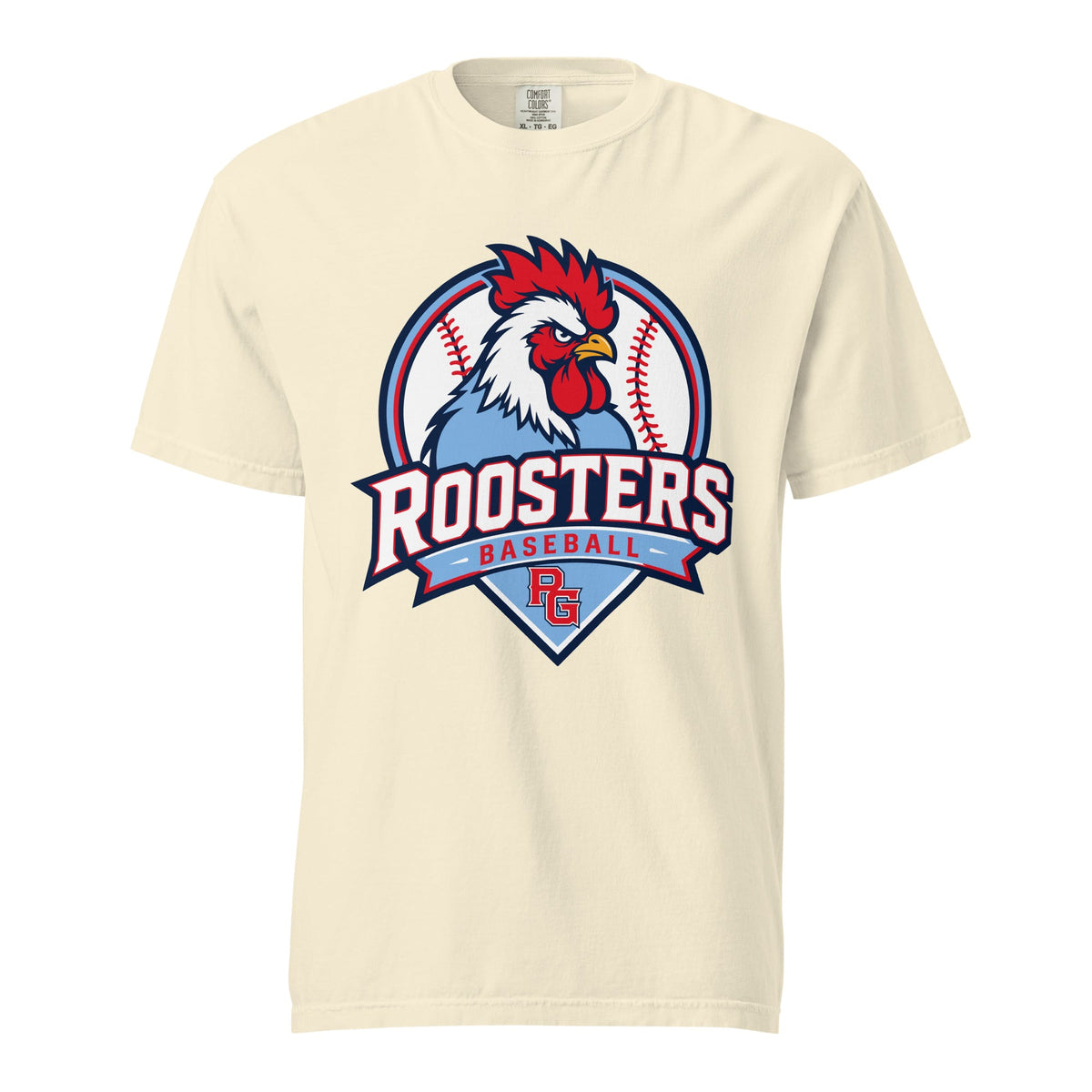 Signature | Comfort Colors T-Shirt | Rooster Nation | Athletic Crest Logo