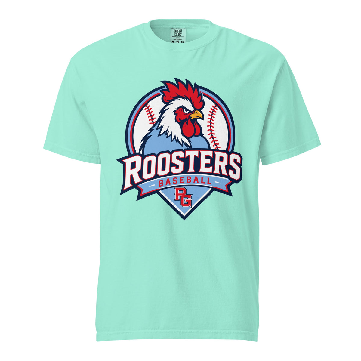 Signature | Comfort Colors T-Shirt | Rooster Nation | Athletic Crest Logo