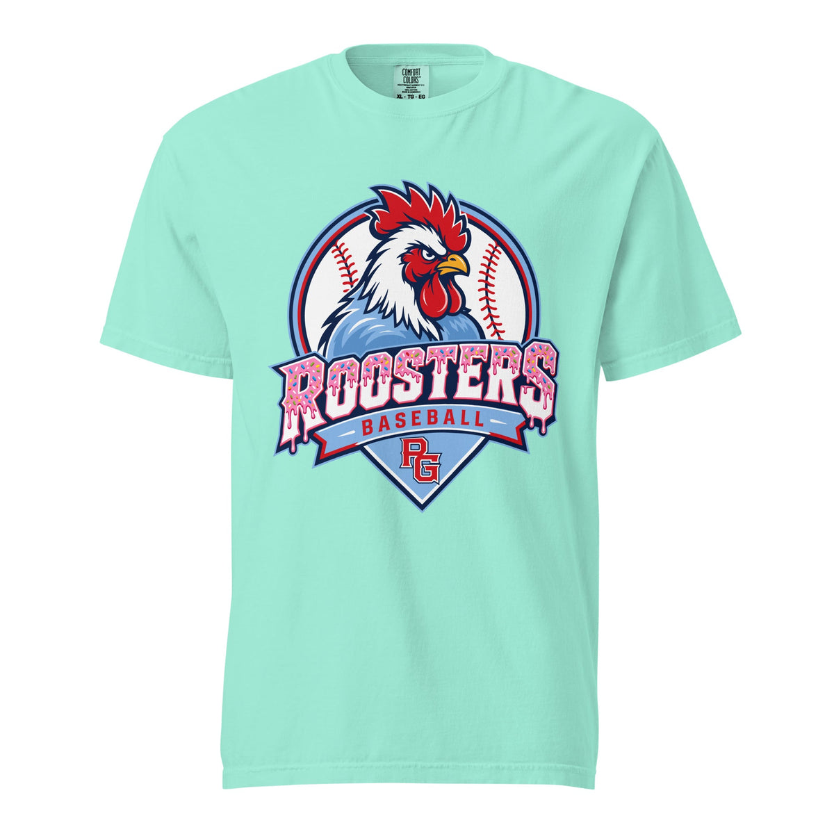 Signature | Comfort Colors T-Shirt | Rooster Nation | Emblem Logo