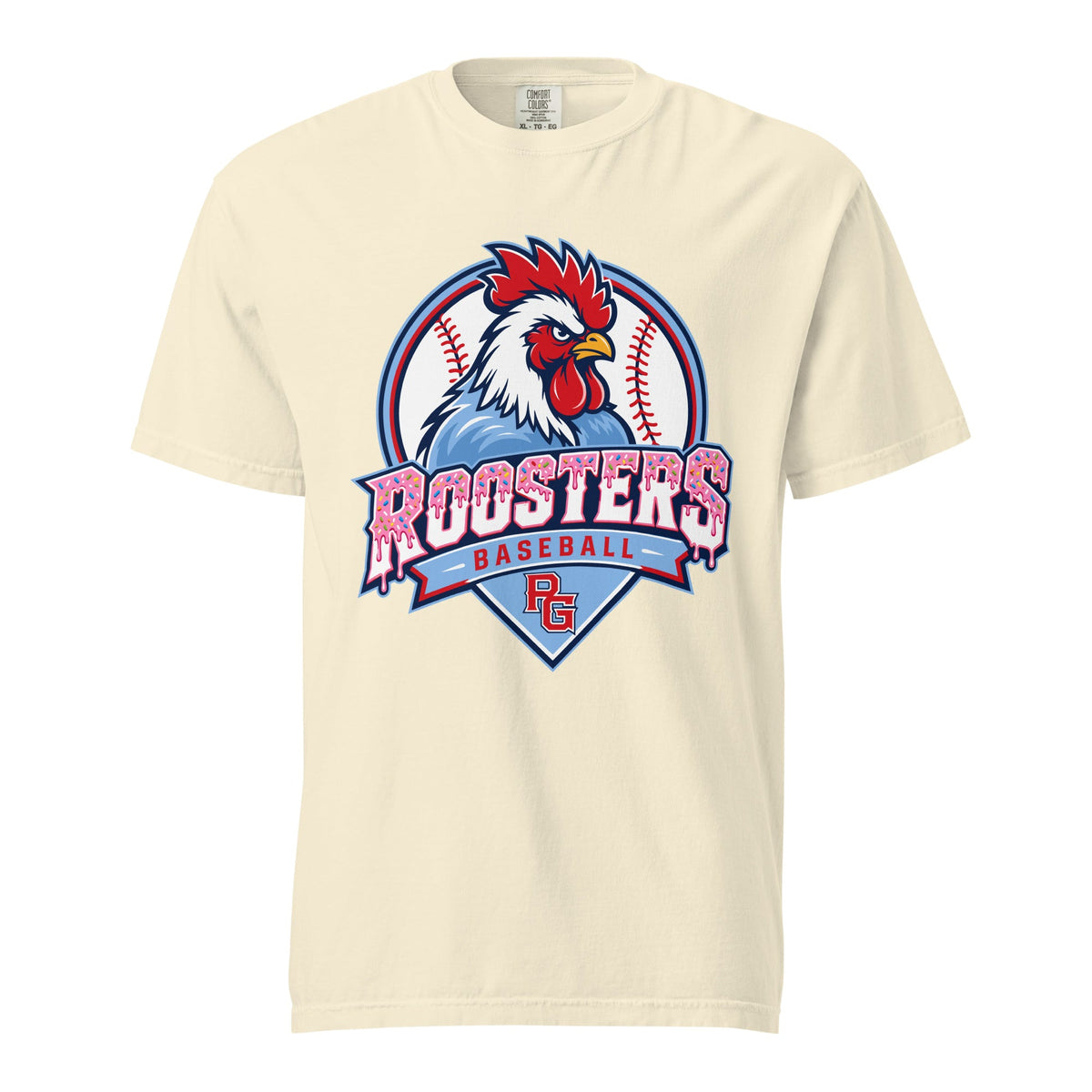 Signature | Comfort Colors T-Shirt | Rooster Nation | Emblem Logo