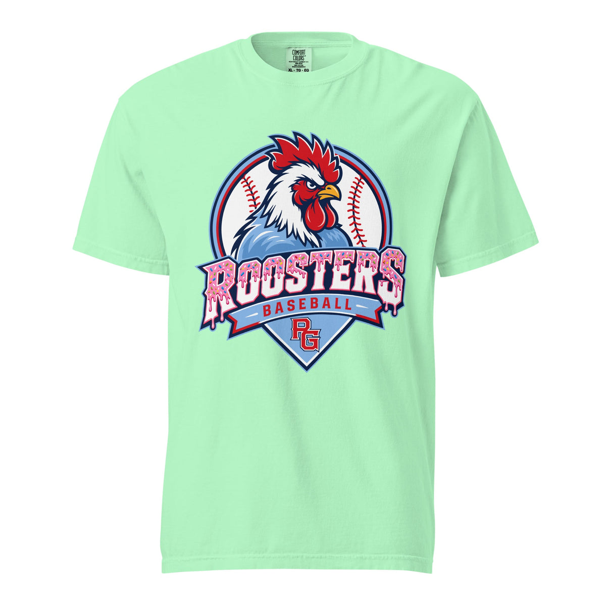 Signature | Comfort Colors T-Shirt | Rooster Nation | Emblem Logo