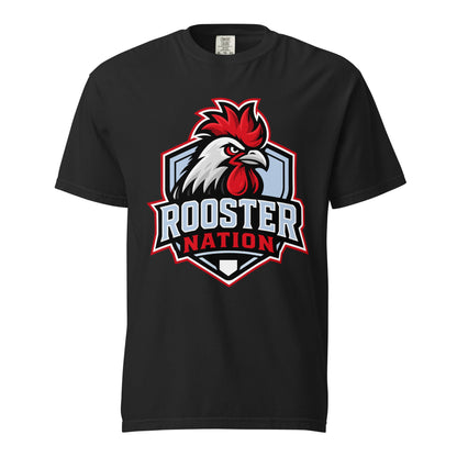 Signature | Comfort Colors T-Shirt | Rooster Nation | Shield Logo