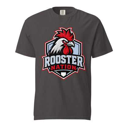 Signature | Comfort Colors T-Shirt | Rooster Nation | Shield Logo