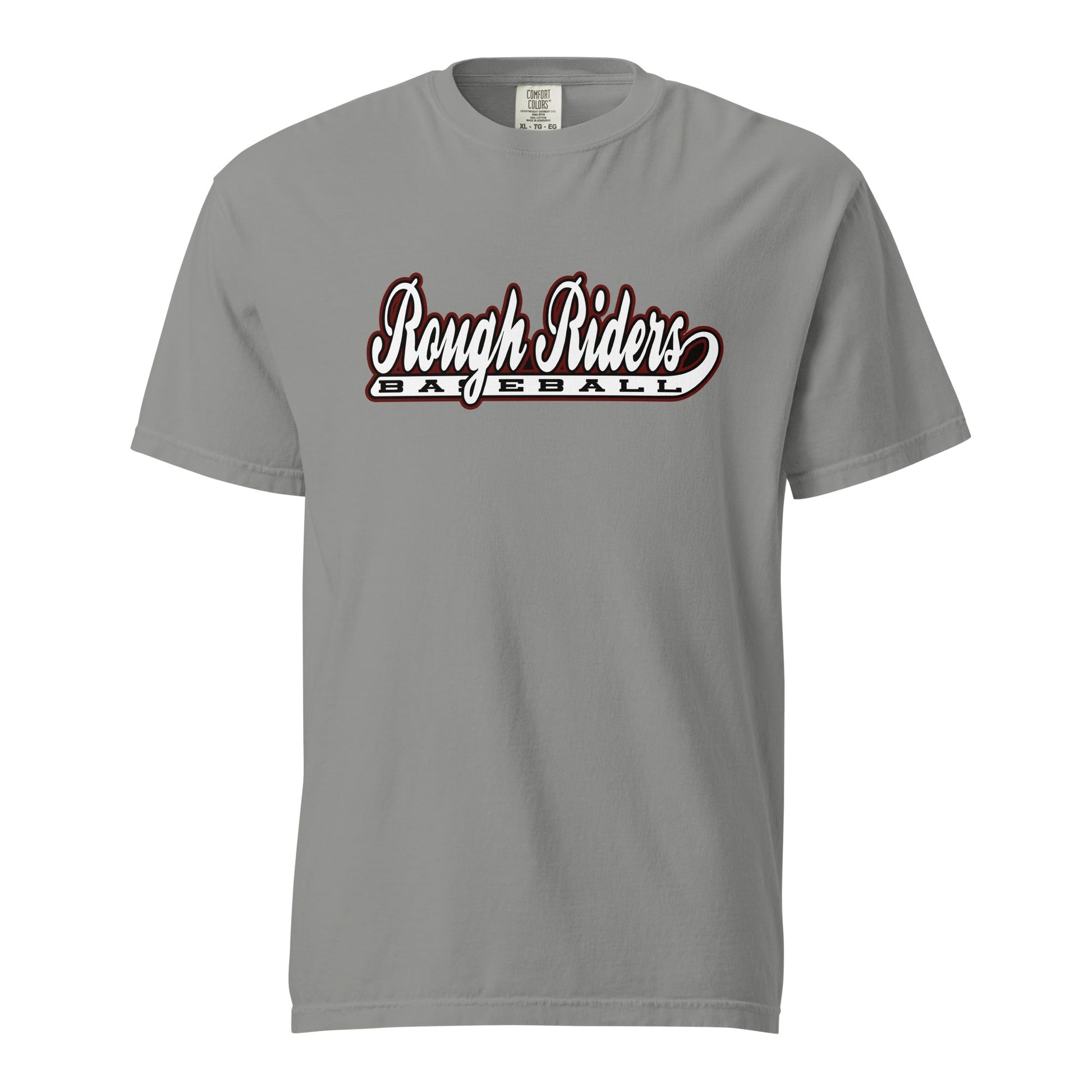 Signature | Comfort Colors T-Shirt | Rough Riders | Baseball Script Logo