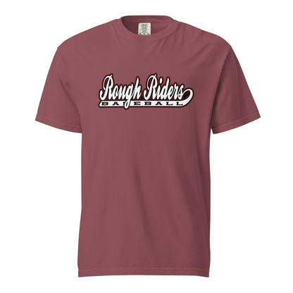 Signature | Comfort Colors T-Shirt | Rough Riders | Baseball Script Logo