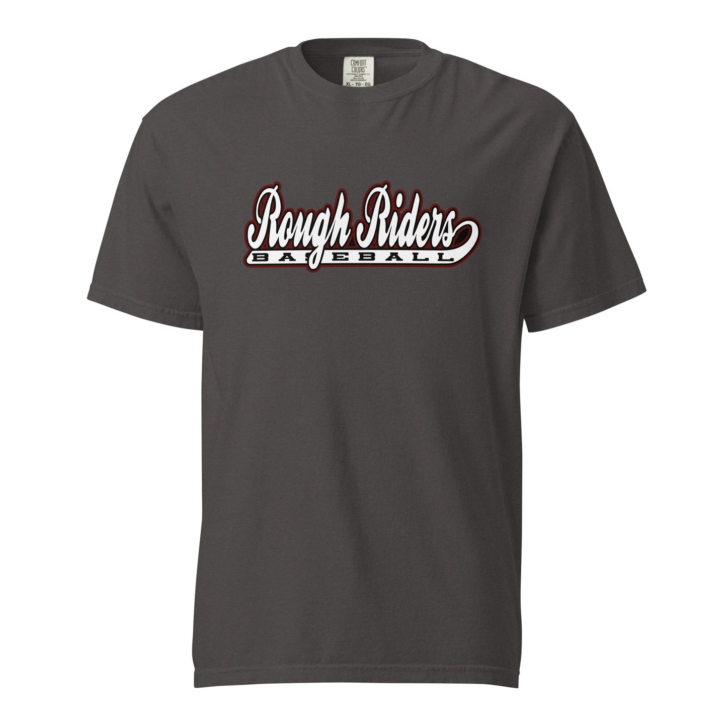 Signature | Comfort Colors T-Shirt | Rough Riders | Baseball Script Logo