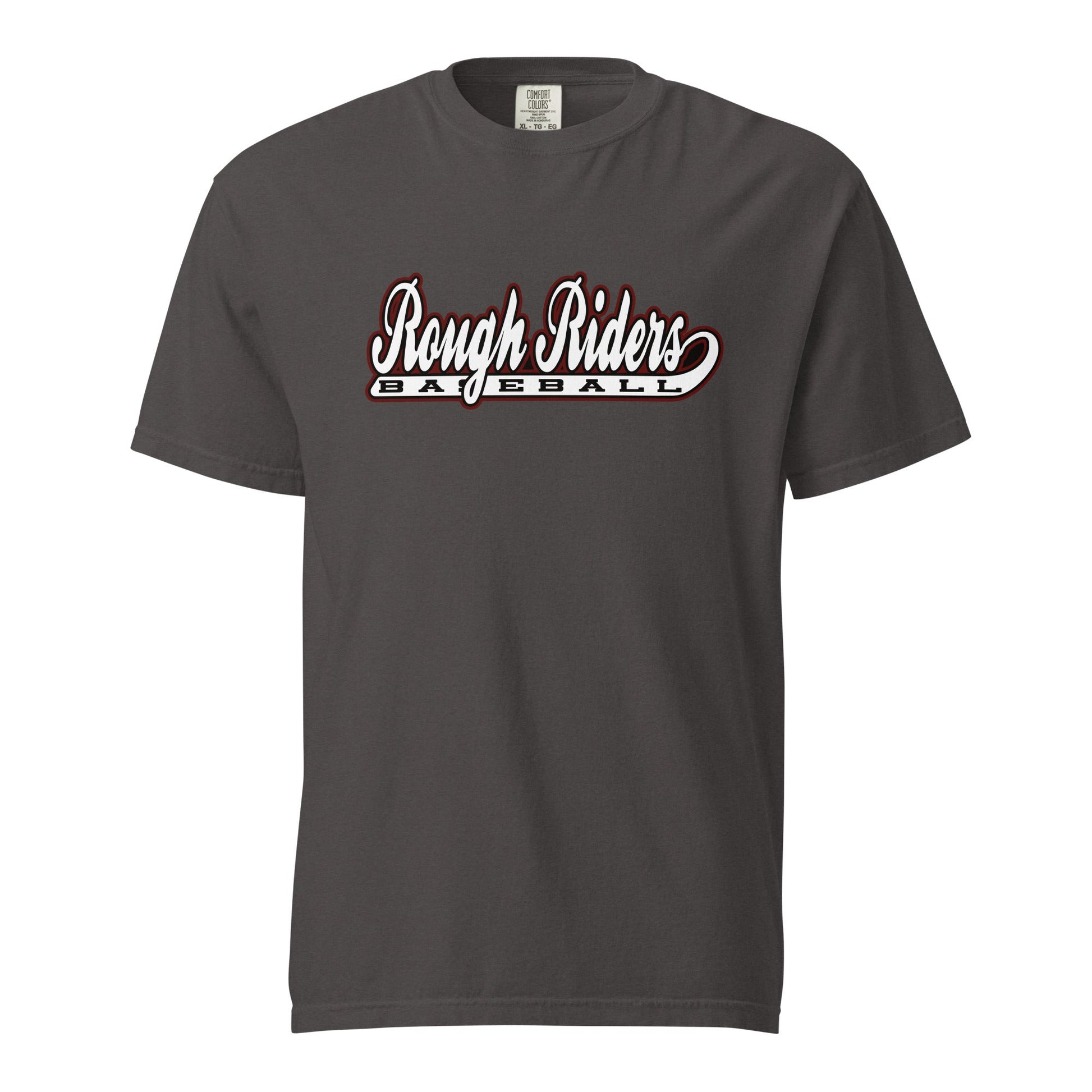 Signature | Comfort Colors T-Shirt | Rough Riders | Baseball Script Logo