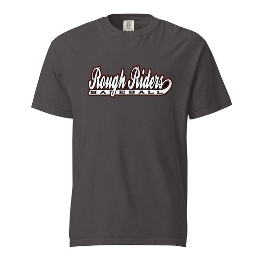 Signature | Comfort Colors T-Shirt | Rough Riders | Baseball Script Logo