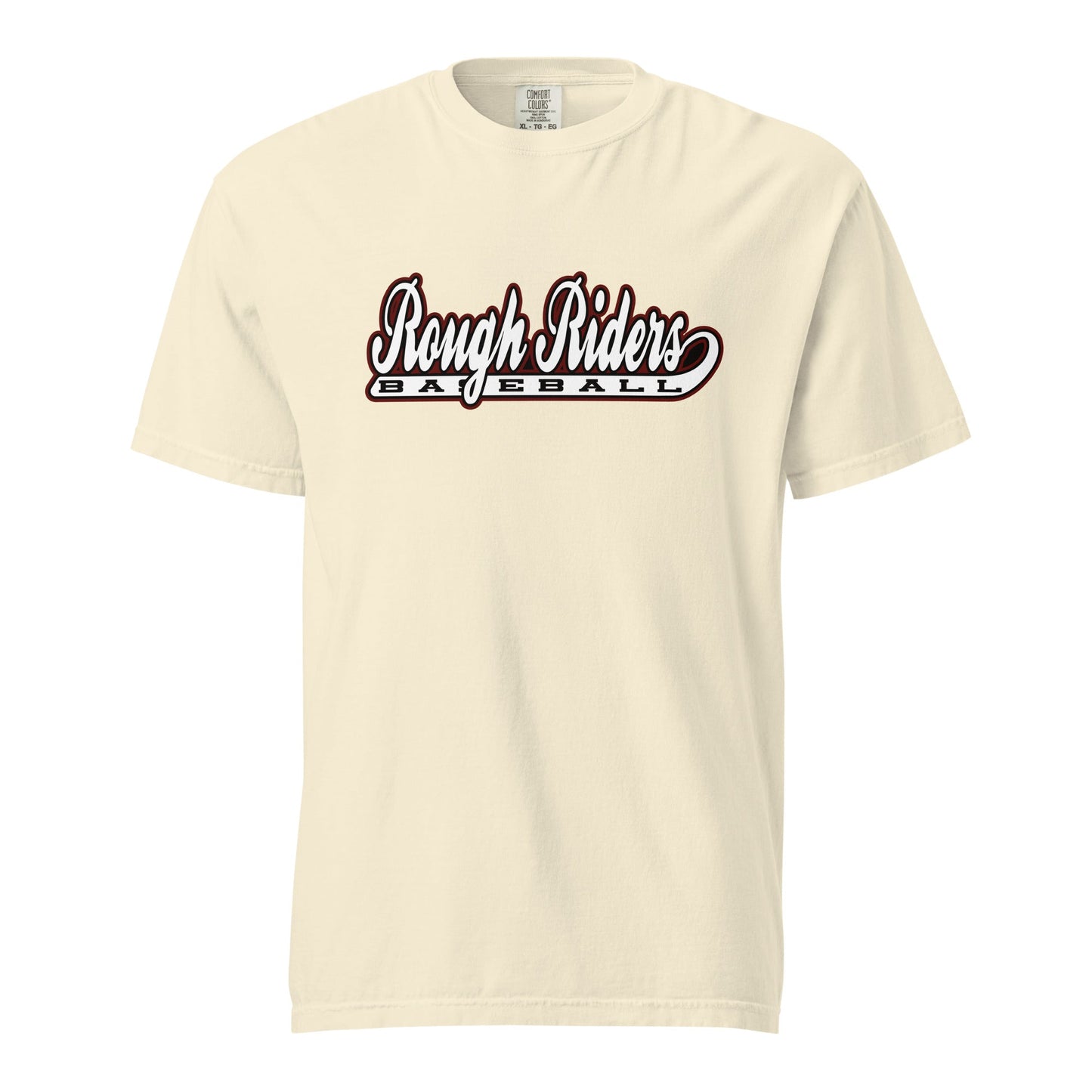 Signature | Comfort Colors T-Shirt | Rough Riders | Baseball Script Logo