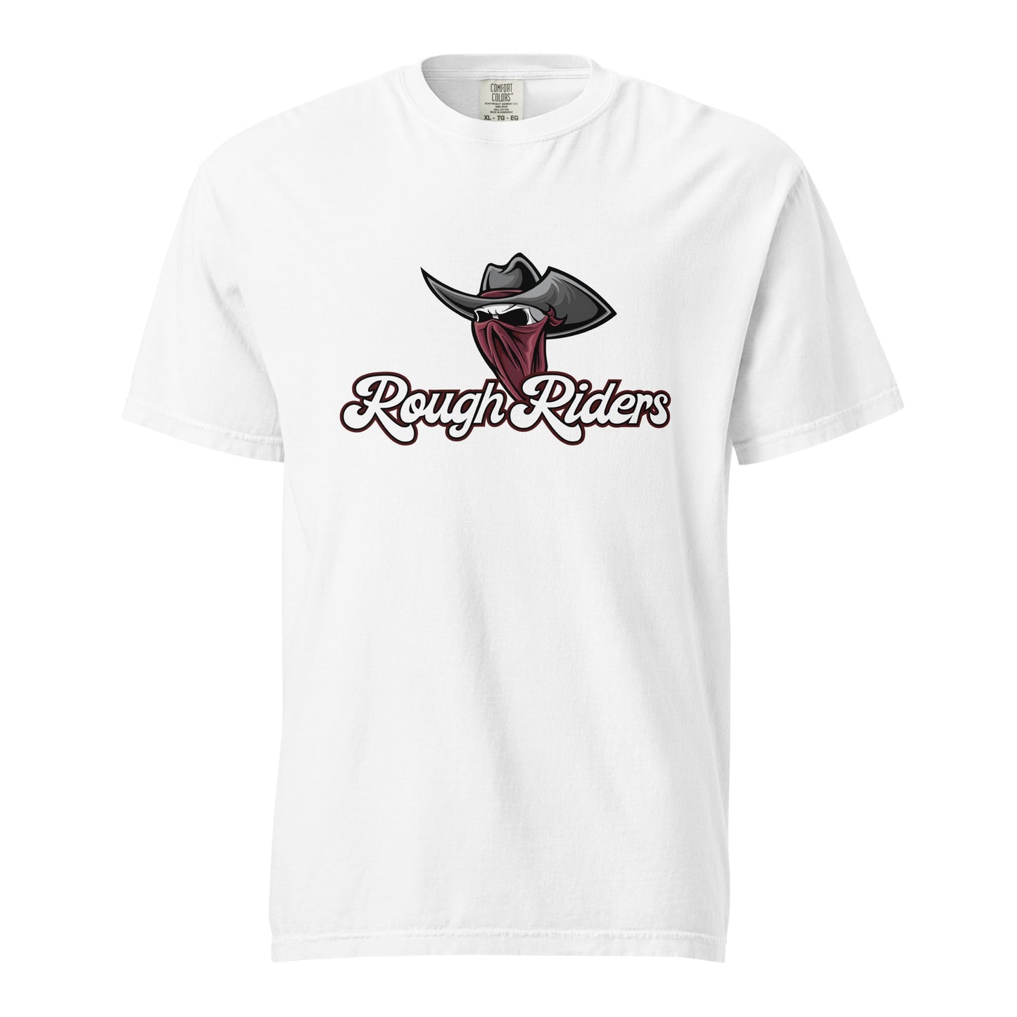 Signature | Comfort Colors T-Shirt | Rough Riders | Masked Man Logo