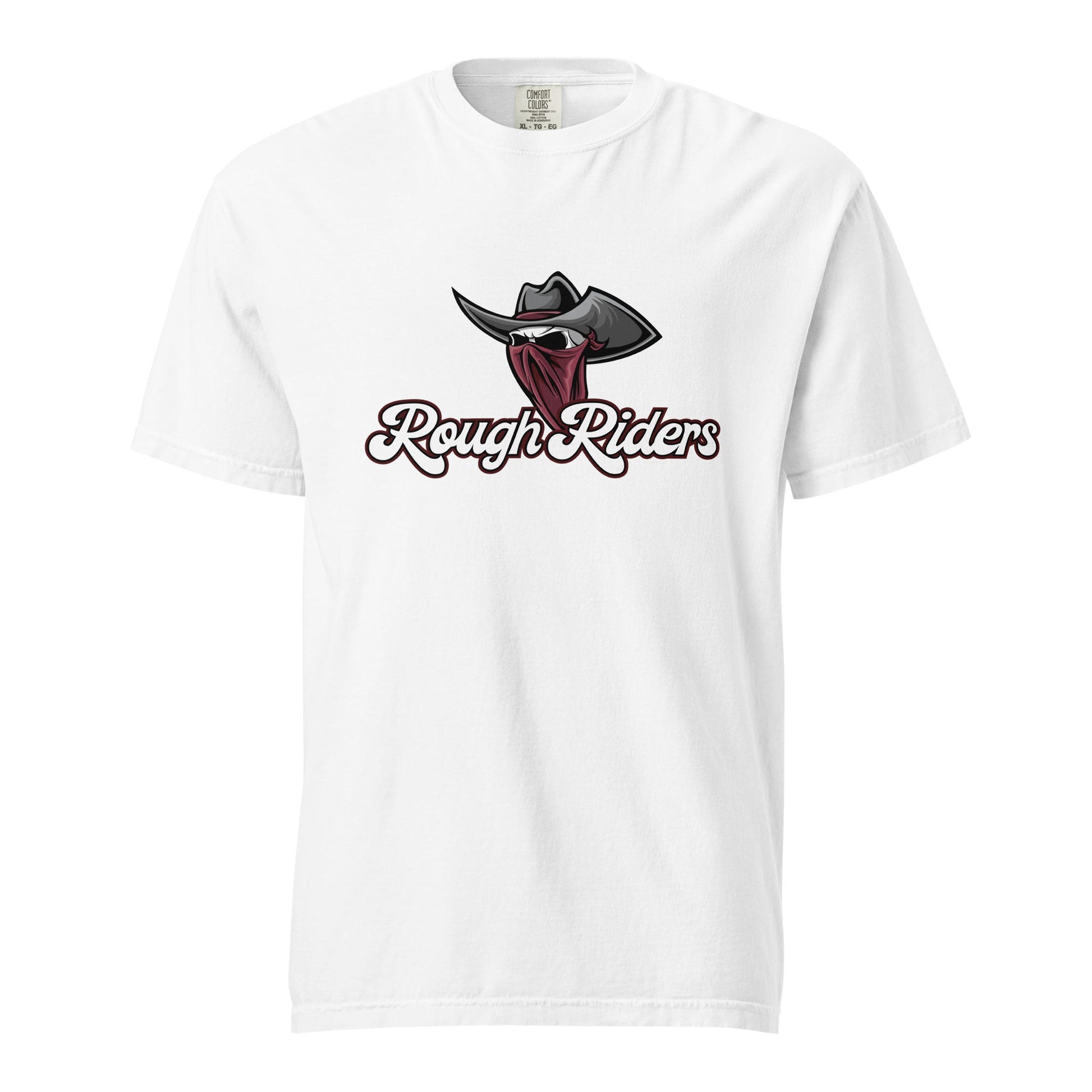 Signature | Comfort Colors T-Shirt | Rough Riders | Masked Man Logo
