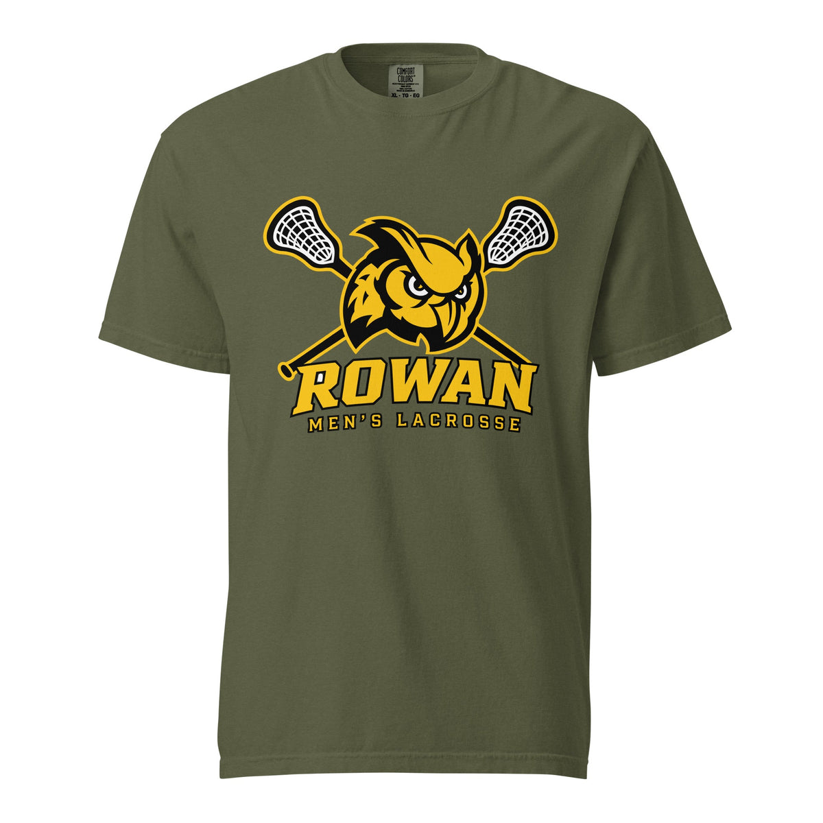 Signature | Comfort Colors T-Shirt | Rowan Men’s Lacrosse | Crest Logo