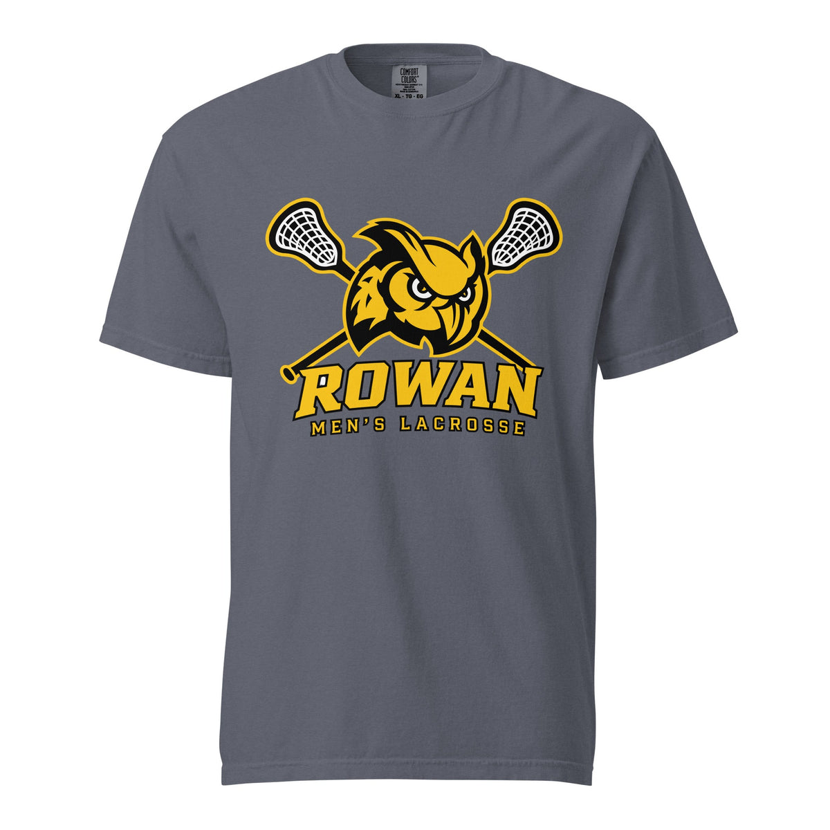 Signature | Comfort Colors T-Shirt | Rowan Men’s Lacrosse | Crest Logo