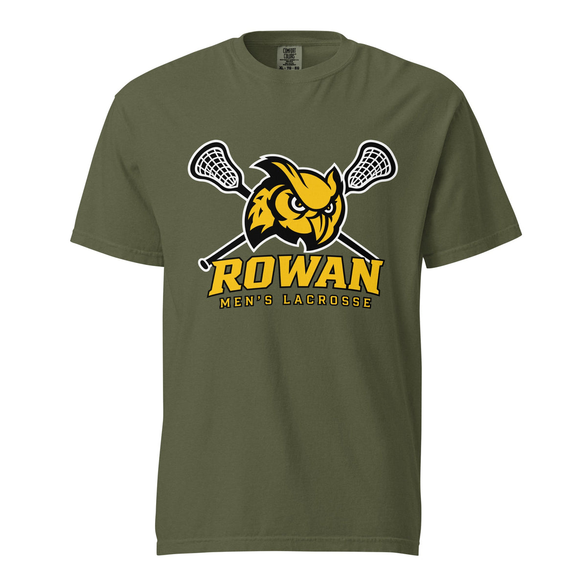 Signature | Comfort Colors T-Shirt | Rowan Men’s Lacrosse | Vanguard Logo
