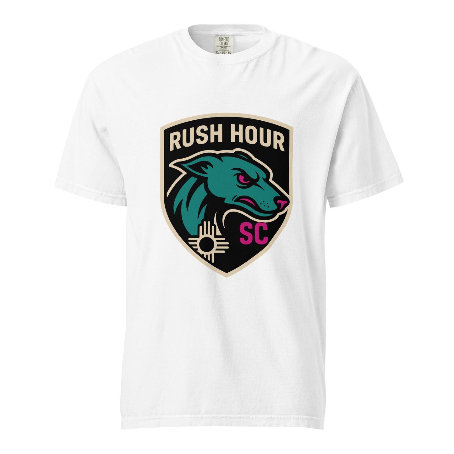 Signature | Comfort Colors T-Shirt | Rush Hour | Badge Logo