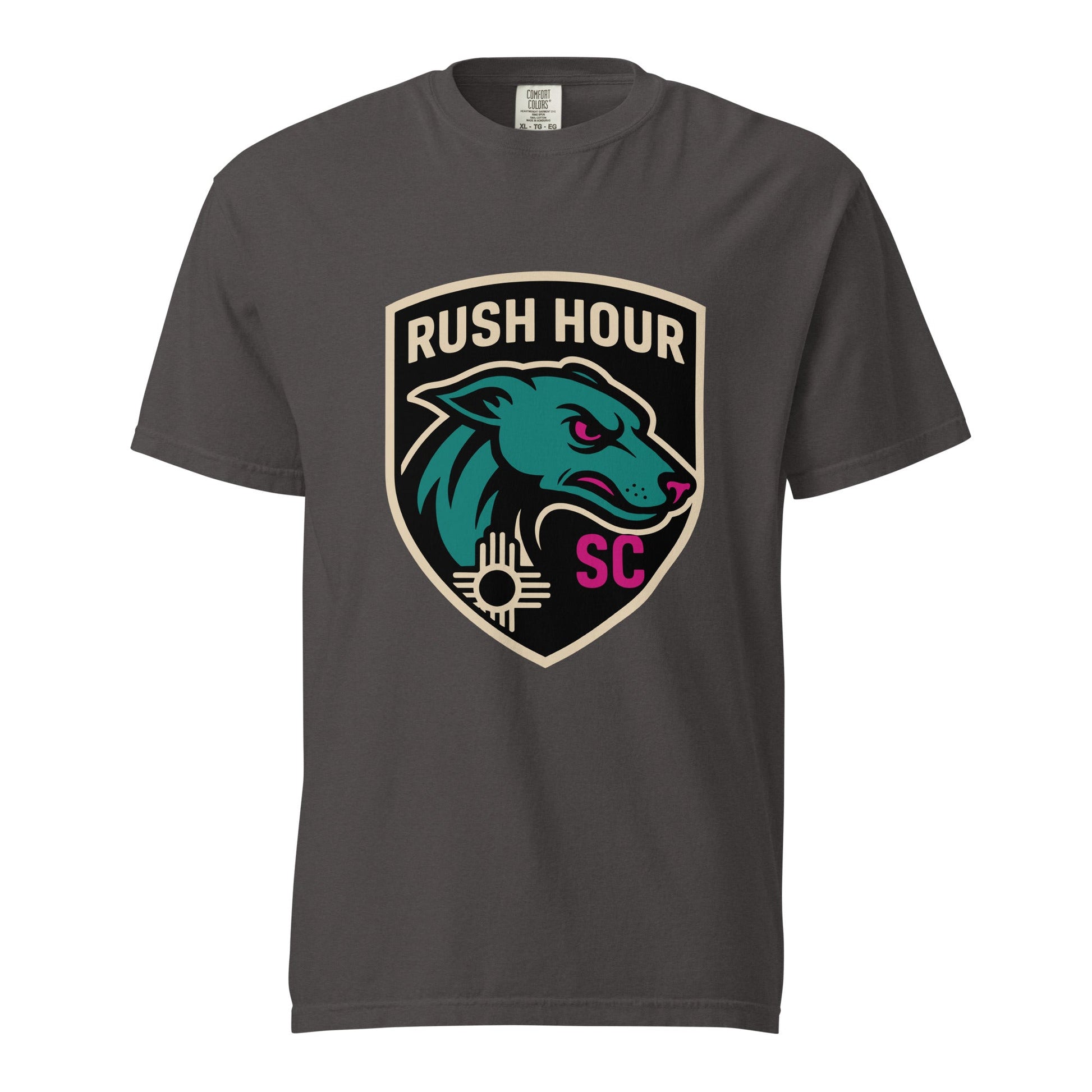 Signature | Comfort Colors T-Shirt | Rush Hour | Badge Logo