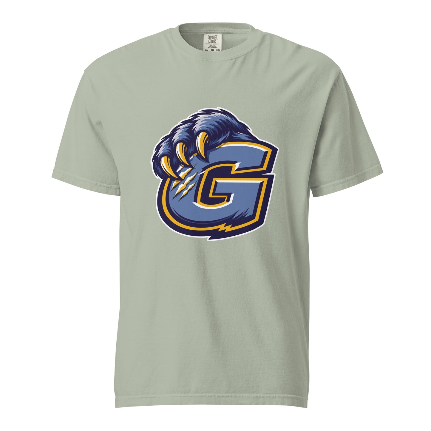 Signature | Comfort Colors T-Shirt | Rutherford County Grizzlies Football | G Logo