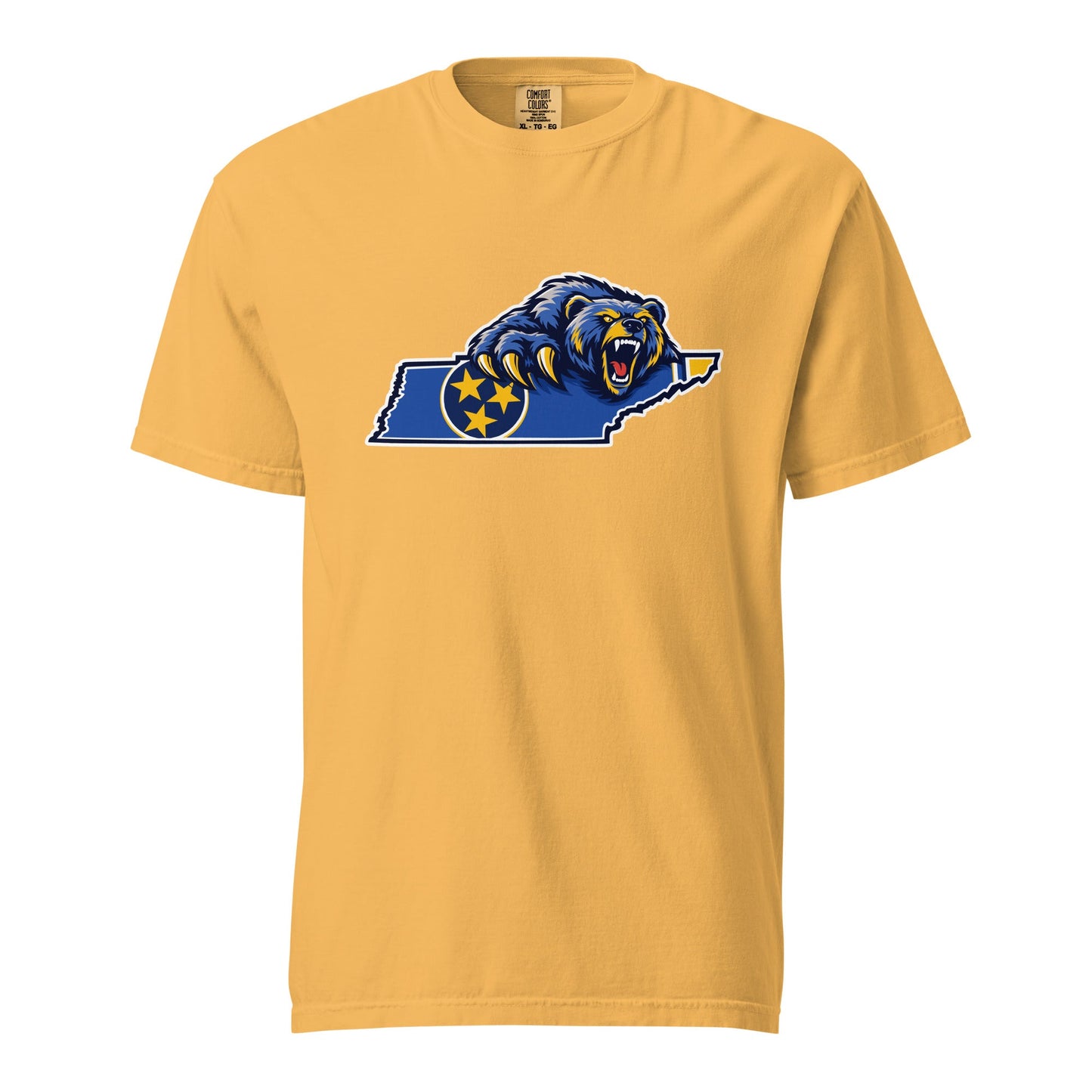Signature | Comfort Colors T-Shirt | Rutherford County Grizzlies Football | Tennessee Logo