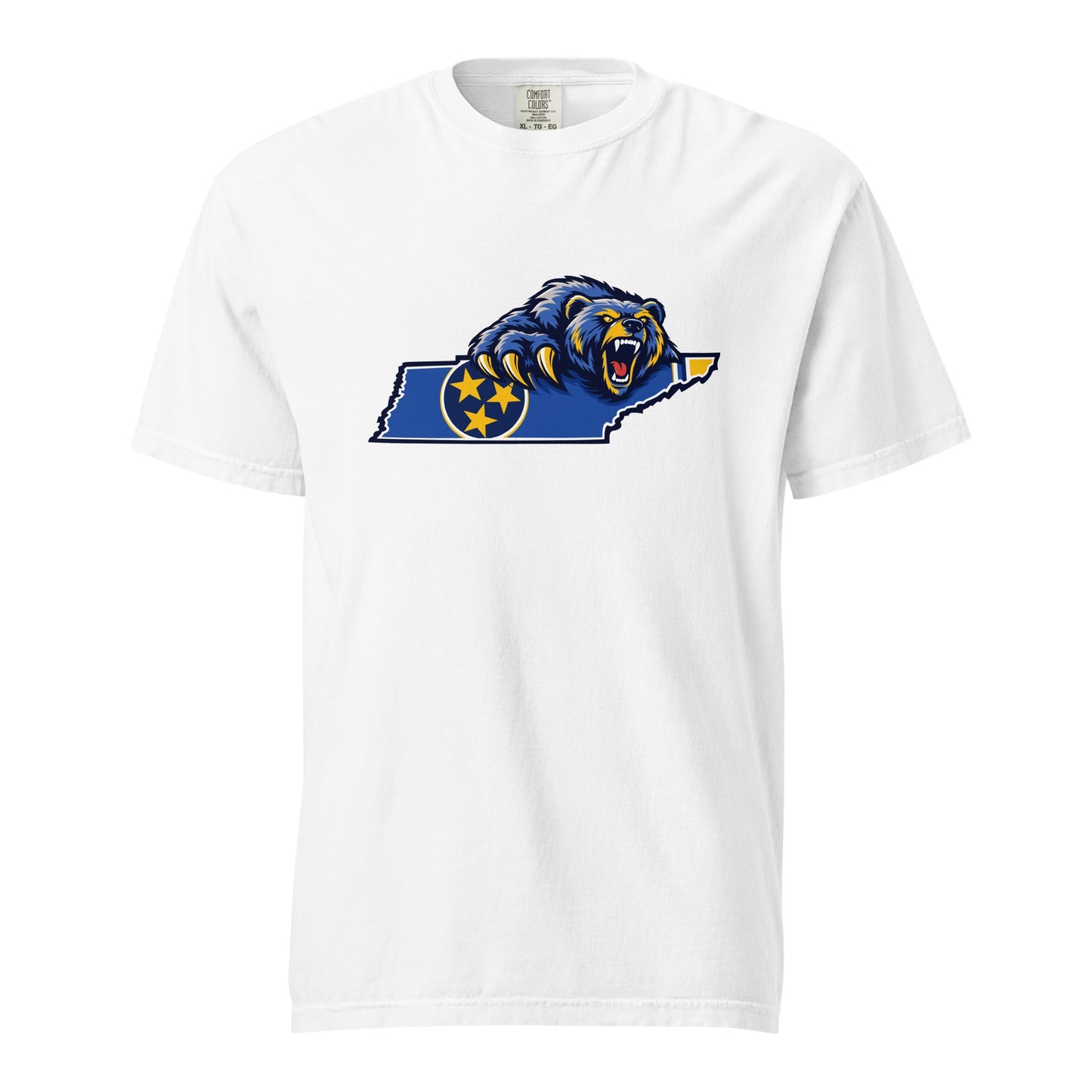 Signature | Comfort Colors T-Shirt | Rutherford County Grizzlies Football | Tennessee Logo