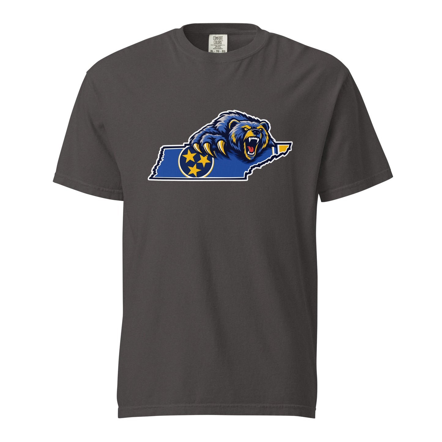 Signature | Comfort Colors T-Shirt | Rutherford County Grizzlies Football | Tennessee Logo