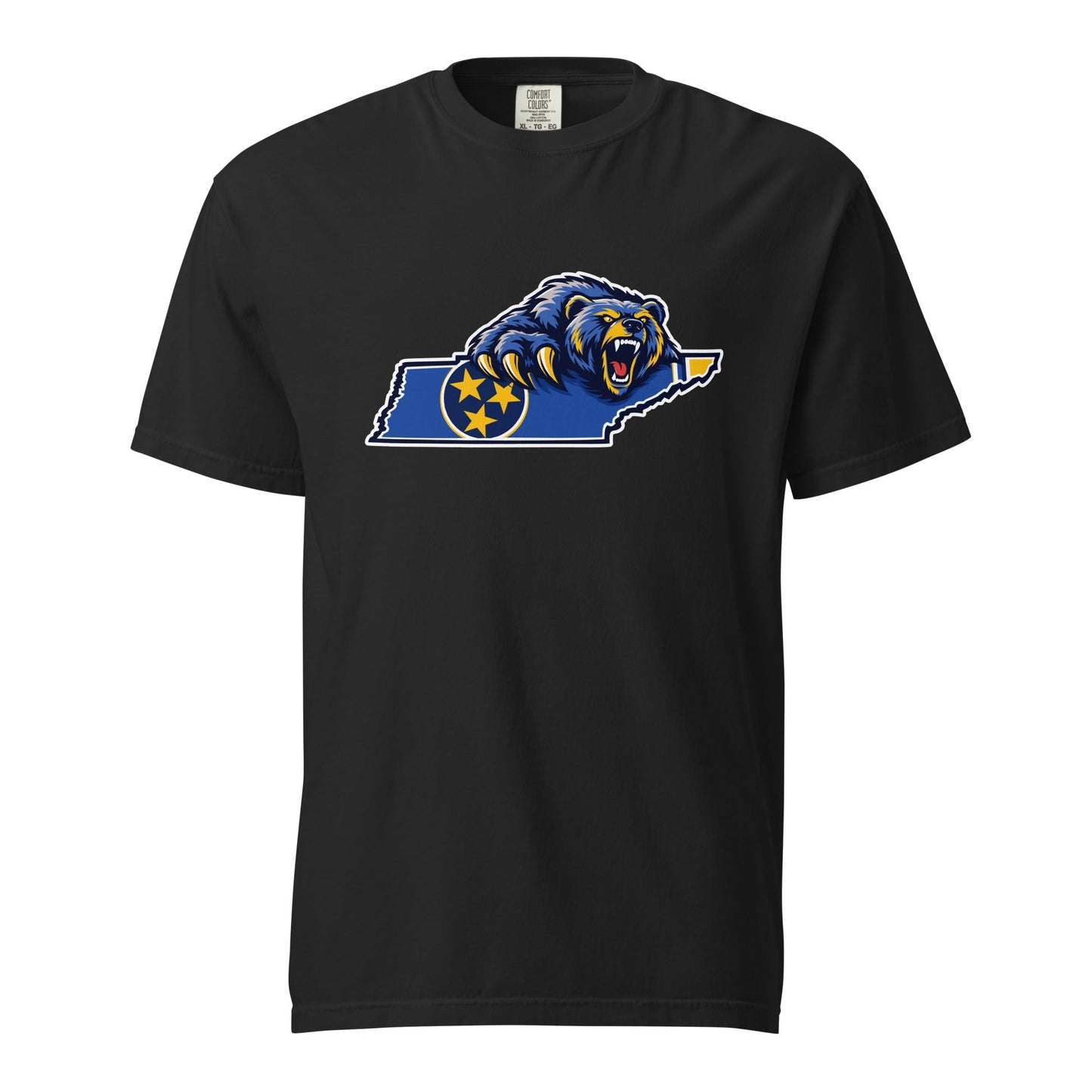 Signature | Comfort Colors T-Shirt | Rutherford County Grizzlies Football | Tennessee Logo