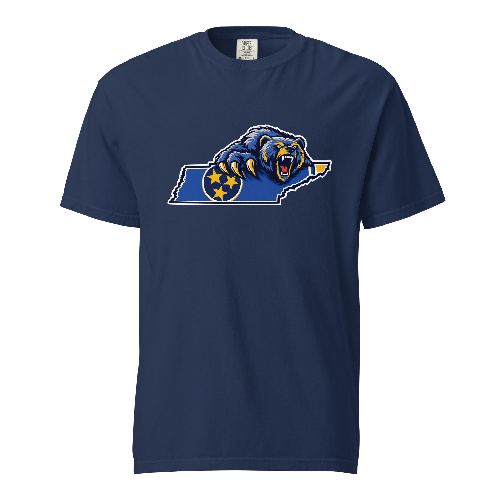 Signature | Comfort Colors T-Shirt | Rutherford County Grizzlies Football | Tennessee Logo