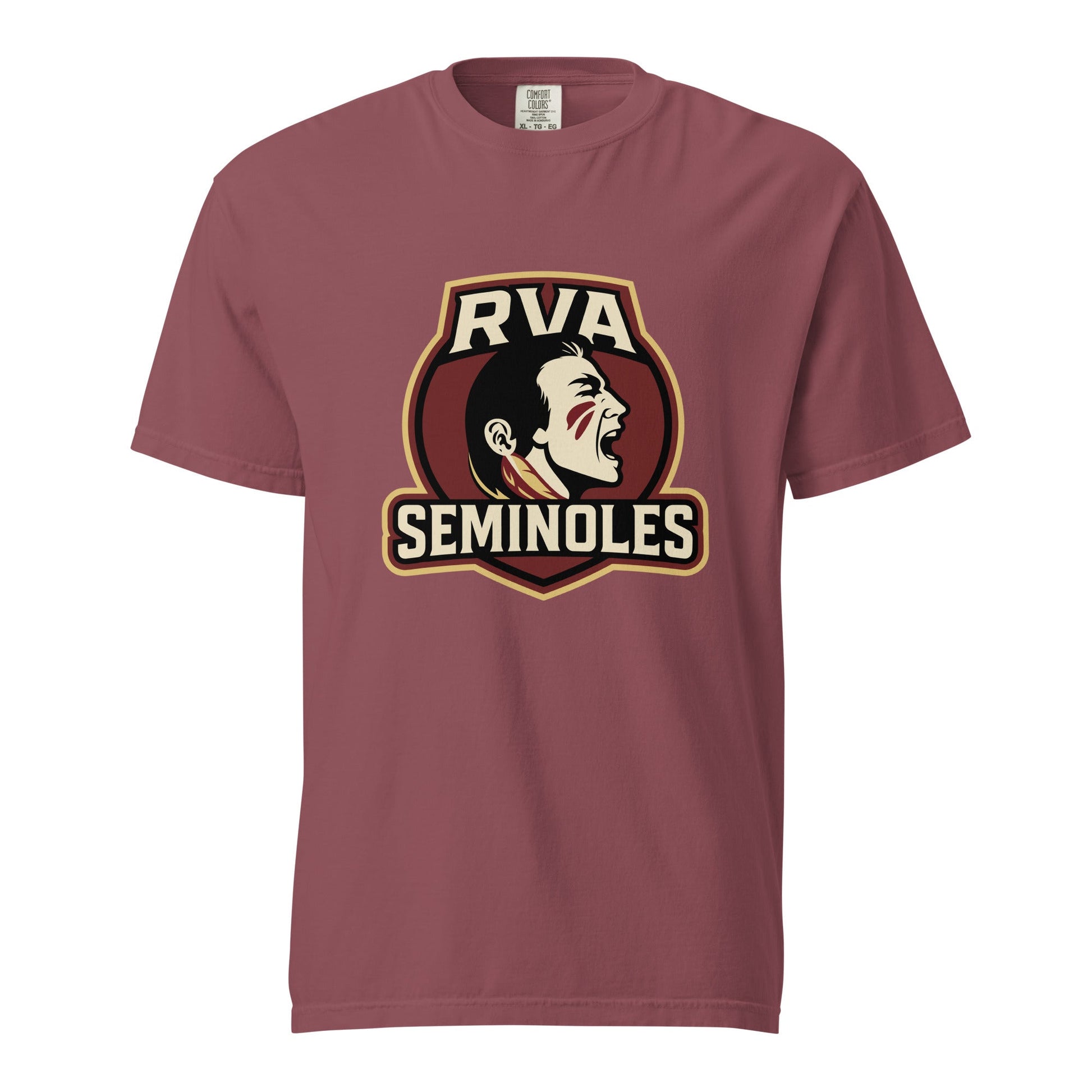 Signature | Comfort Colors T-Shirt | RVA Seminoles | Mascot Logo