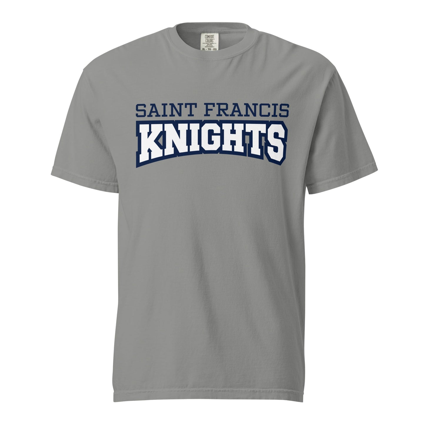 Signature | Comfort Colors T-Shirt | Saint Francis School | Modern Script Logo