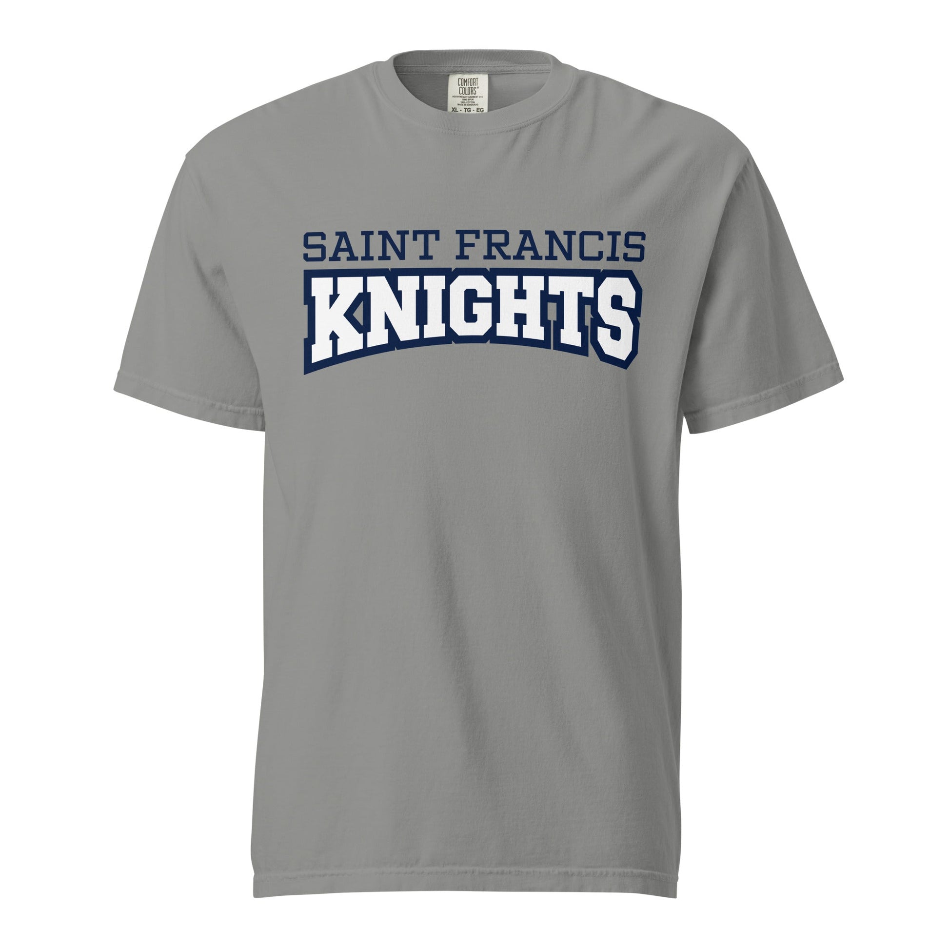Signature | Comfort Colors T-Shirt | Saint Francis School | Modern Script Logo
