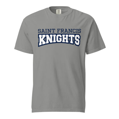 Signature | Comfort Colors T-Shirt | Saint Francis School | Modern Script Logo