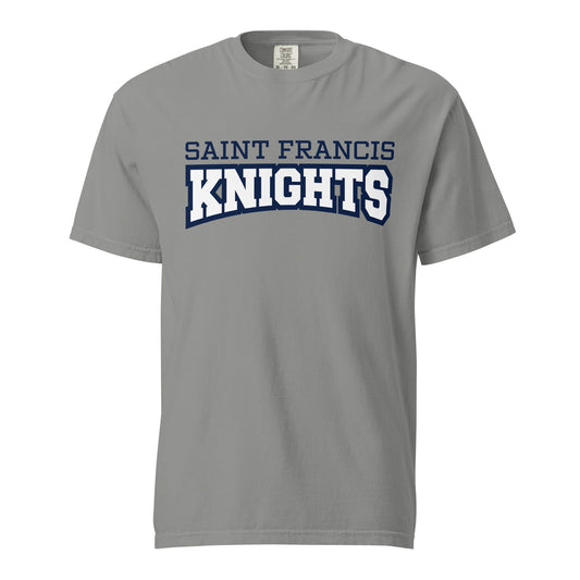 Signature | Comfort Colors T-Shirt | Saint Francis School | Modern Script Logo